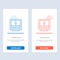 Cabinet, Business, Drawer, Files, Furniture, Office, Storage  Blue and Red Download and Buy Now web Widget Card Template