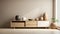 Cabinet in modern empty room zen style,minimalist designs