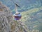 The cable car brings many tourists up to the Table Mountain National Park