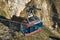 Cable Car in Fuente de, Picos de Europa mountains, Cantabria, Spain.