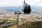 Cable Car is going up to temple of Acropolis, Pergamum Empire