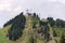 Cable car gondola on top of the Gernkogel Mountain from Sonntagskogel in Alps, Sankt Johann im Pongau district, Austria