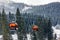 Cable car in Jasna winter resort, Slovakia