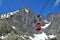 The cable car from Lake Skalnate to Lomnicky peak