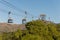 Cable car on Lantau Island Hong Kong