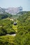 Cable car from Malcesine up to the summit of Monte Baldo in Italy