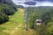 Cable Car & Mont-Tremblant Lake, Quebec, Canada