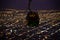 Cable car night view, Overlooking of salta city, argentina