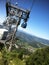 Cable car over Alpe di Siusi, Italy