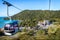 Cable car at Praia de Laranjeiras Beach - Balneario Camboriu, Santa Catarina, Brazil