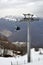 Cable Car railway in ski resort Sochi, Roza Khutor