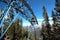 cable car ride to Sulpher Mountain, in Banff national park, Alberta, Canada