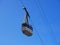 Cable Car on the Rock of Gibraltar at the entrance to the Mediterranean Sea