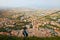 Cable car in San Marino. View from above.