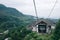 Cable car station at bottom of Wugong Mountain in Jiangxi, China