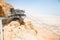 cable car at the station on Masada