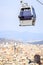 Cable car to Montjuic hill, Barcelona, Spain