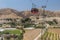 Cable car to the Mount of Temptation, Jericho, West Bank, Palestine.