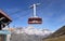 Cable car to Rothorn of Matterhorn