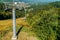 Cable Car Travel In Summer Above Carpathian Mountains In Resort Of Busteni, Romania