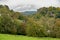 The cable cars to Abraham\\\'s Mount, in Matlock Bath, Derbyshire.