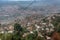 Cable cars travel over Medellin slums, Colombia