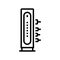 cable modem line icon vector illustration