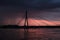 Cable-stayed bridge in Latvia