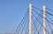 Cable-stayed bridge pylons