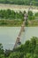 Cable suspension bridge at dujiangyan