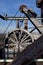 Cable wheel lift crane Landschaftspark, Duisburg, Germany