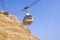 Cablecar at the ancient fortress of Masada in Israel