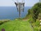 Cables of the cable car at Rosh Hanikra