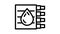 cables for submersed pumps line icon animation