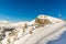 Cableway and chairlift in ski resort Bad Gastein in mountains, Austria