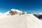 Cableway and chairlift in ski resort Bad Gastein in mountains, Austria.