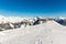 Cableway and chairlift in ski resort Bad Gastein in mountains, Austria