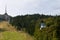 Cableway -Jested tv tower in Liberec -Czech republic