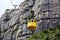 Cableway, Montserrat monastery on mountain in Barcelona, Catalon.