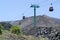 The cableway of mount Etna on Sicily