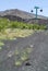 The cableway of mount Etna on Sicily