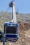 Cableway of the national park of Tenerife that allows to reach the base camp in Pico Teide Canary Islands, Spain