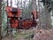 Cableway for timber transport