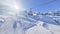 The cableway to mount Titlis over Engelberg on the Swiss alps