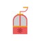 Cableway winter transport isolated icon