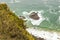 Cabo da Roca, Portugal. Lighthouse and cliffs over Atlantic Ocean.