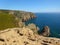 Cabo da Roca - view of the Rock Cliffs and endless Blue Sea