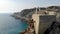 Cabo de Gata lighthouse located on rock top