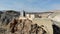 Cabo de Gata lighthouse located on rock top