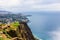 Cabo Girao, Madeira. View from the highest cliff of Europe towards Funchal